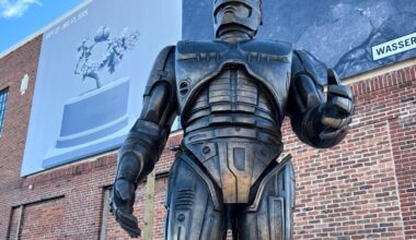 Detroit's own crime-fighter RoboCop finally stands guard in Motor City