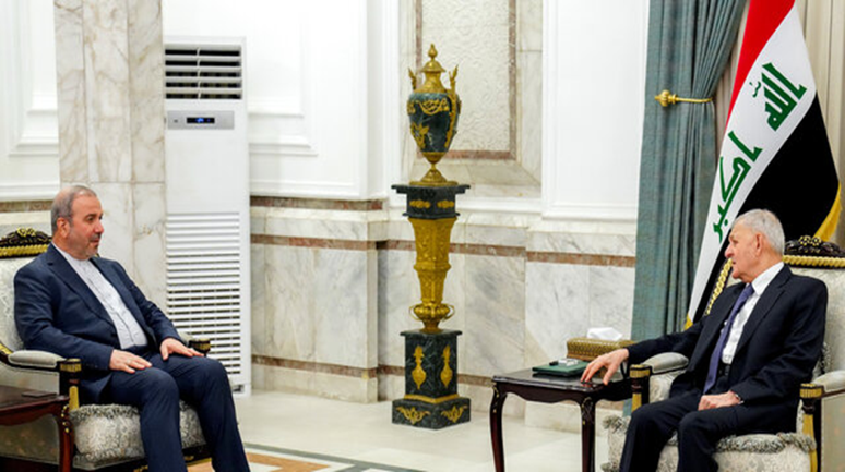 The Iranian ambassador to Baghdad meets with the Iraqi president (ISNA, December 2, 2025)
