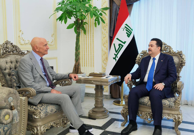 Al-Sudani and Barrack meeting (Telegram channel of the Iraqi Prime Minister’s Office, November 30, 2025)