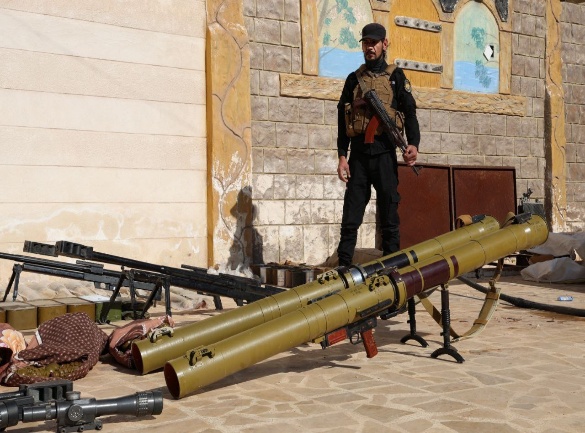 Weapons seized in the Homs area (Telegram channel of Homs Province, December 3, 2025).