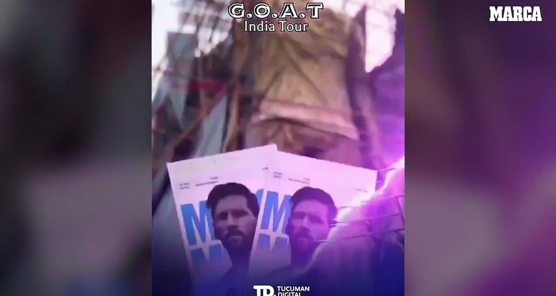 The tallest statue of Messi in the world: "It is 20 meters high and we made it in 40 days" - MARCA