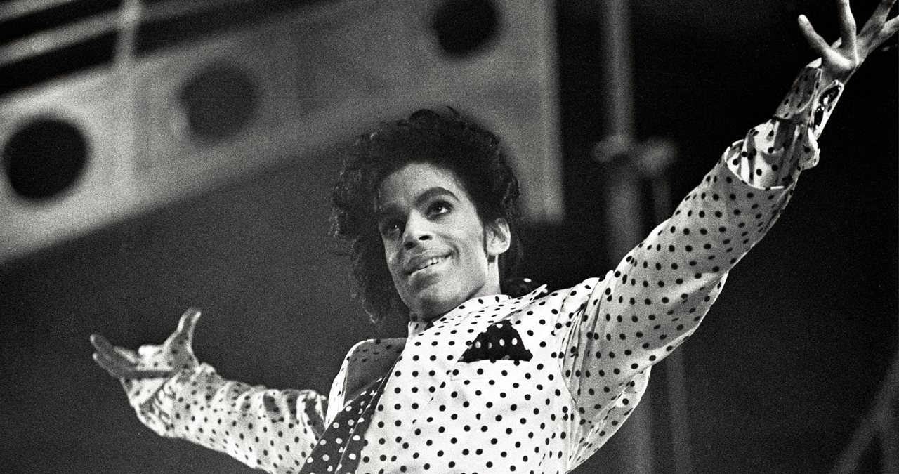 Prince live on stage