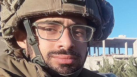 Yonatan before the injury, in Gaza. 'Anyone who knows me knows that asking for help is the thing I hate most'