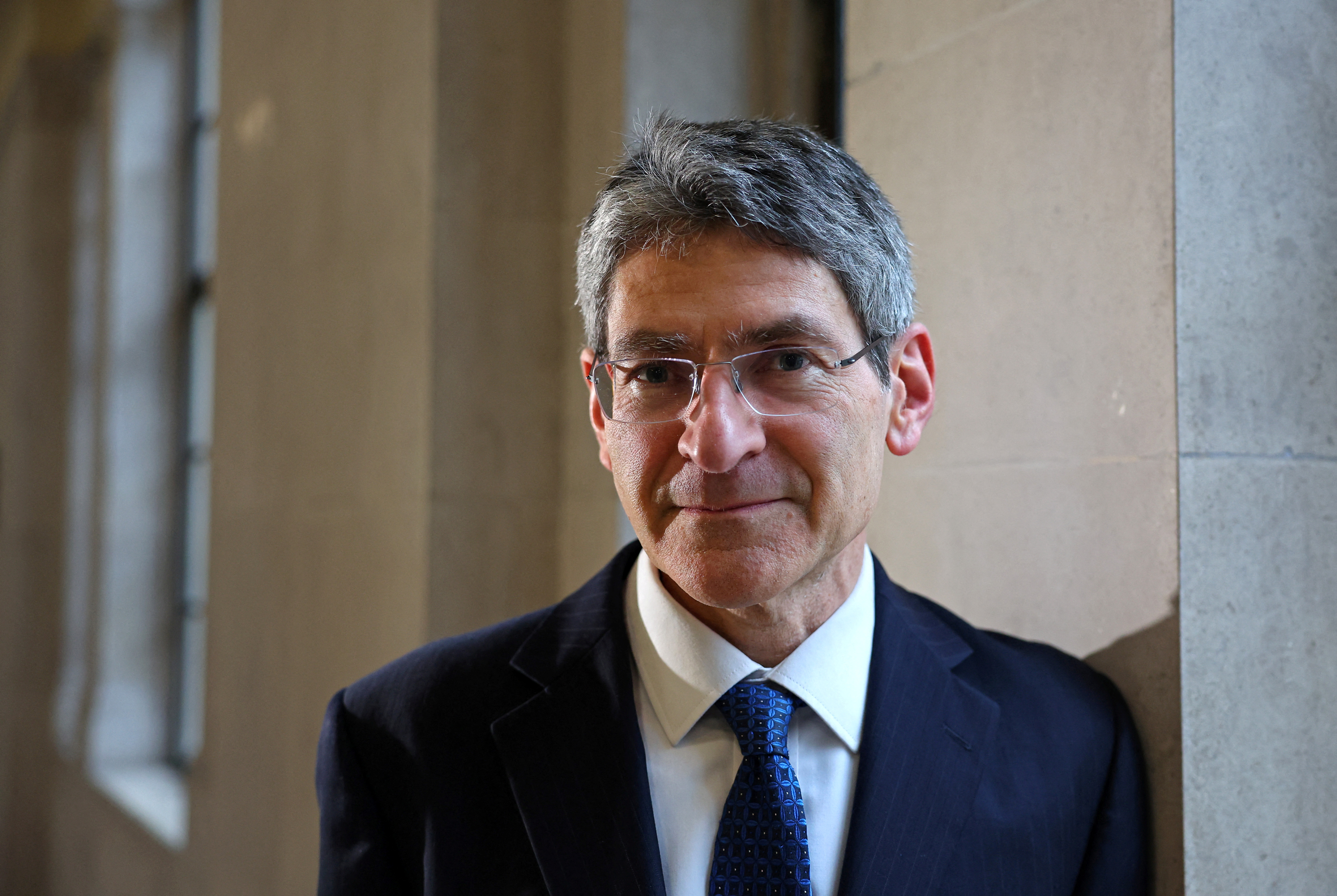 Jonathan Haskel, Bank of England Monetary Policy Committee member, poses for a portrait.
