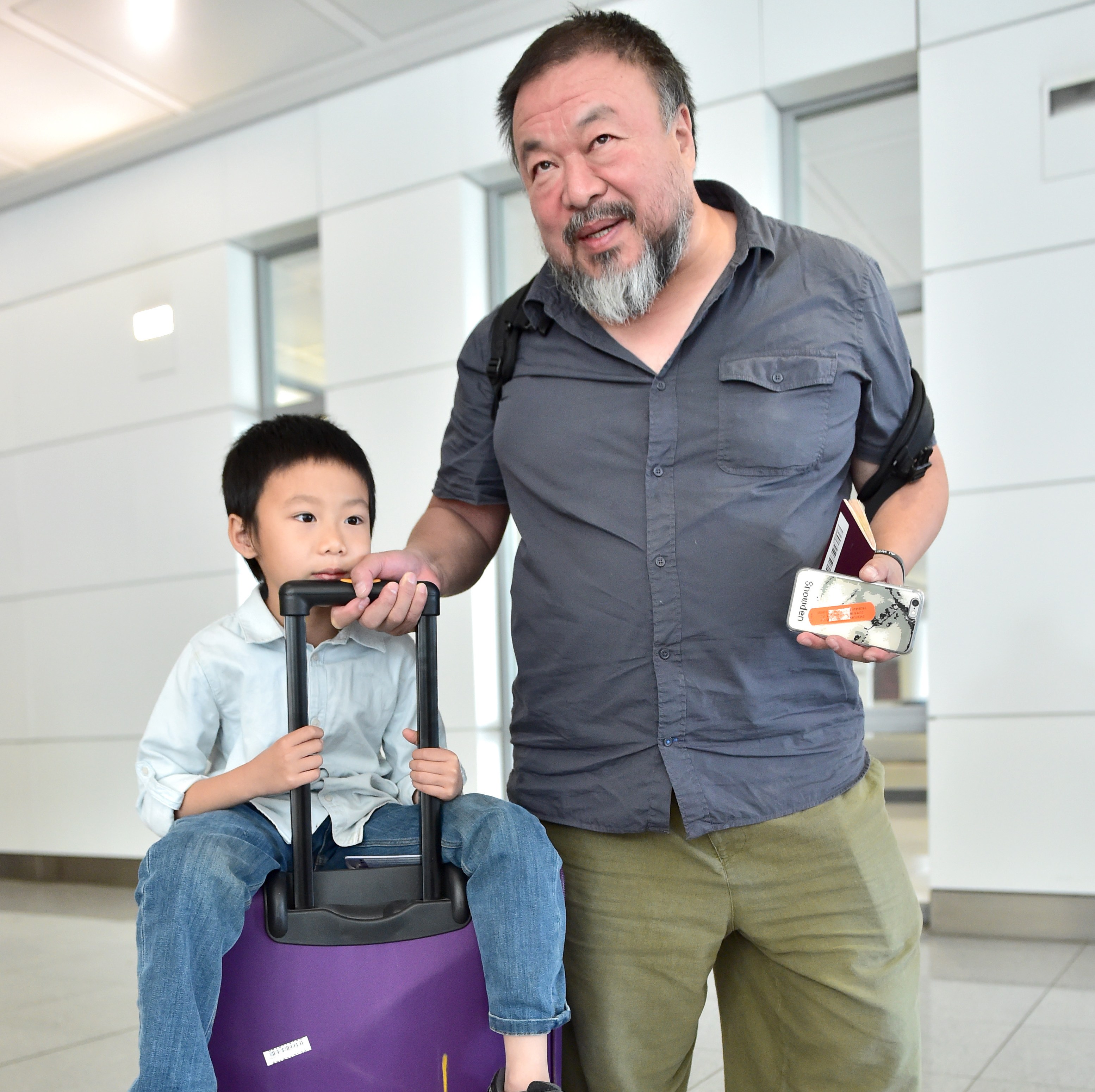 Ai Weiwei arrives in Germany