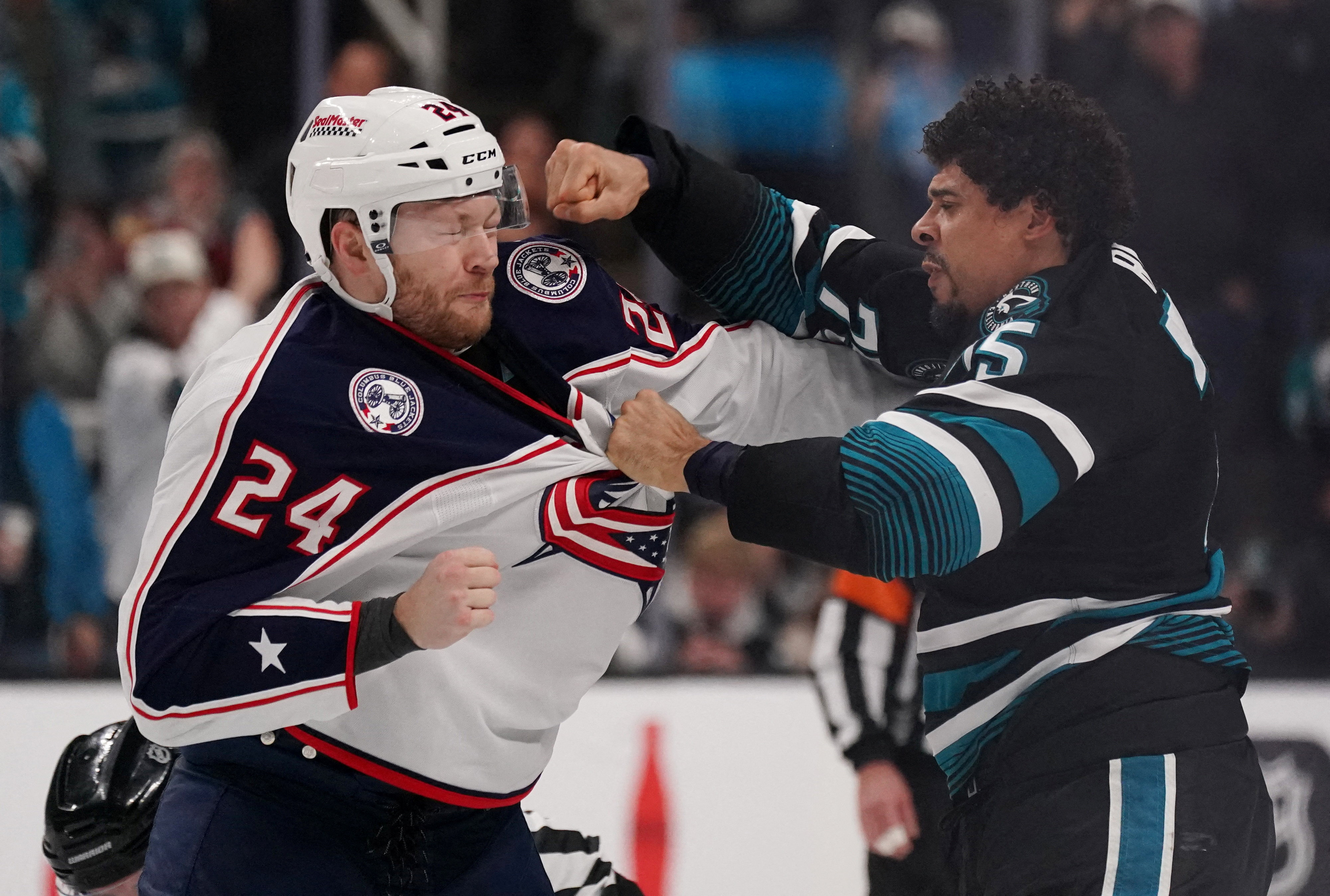 NHL: Columbus Blue Jackets at San Jose Sharks
