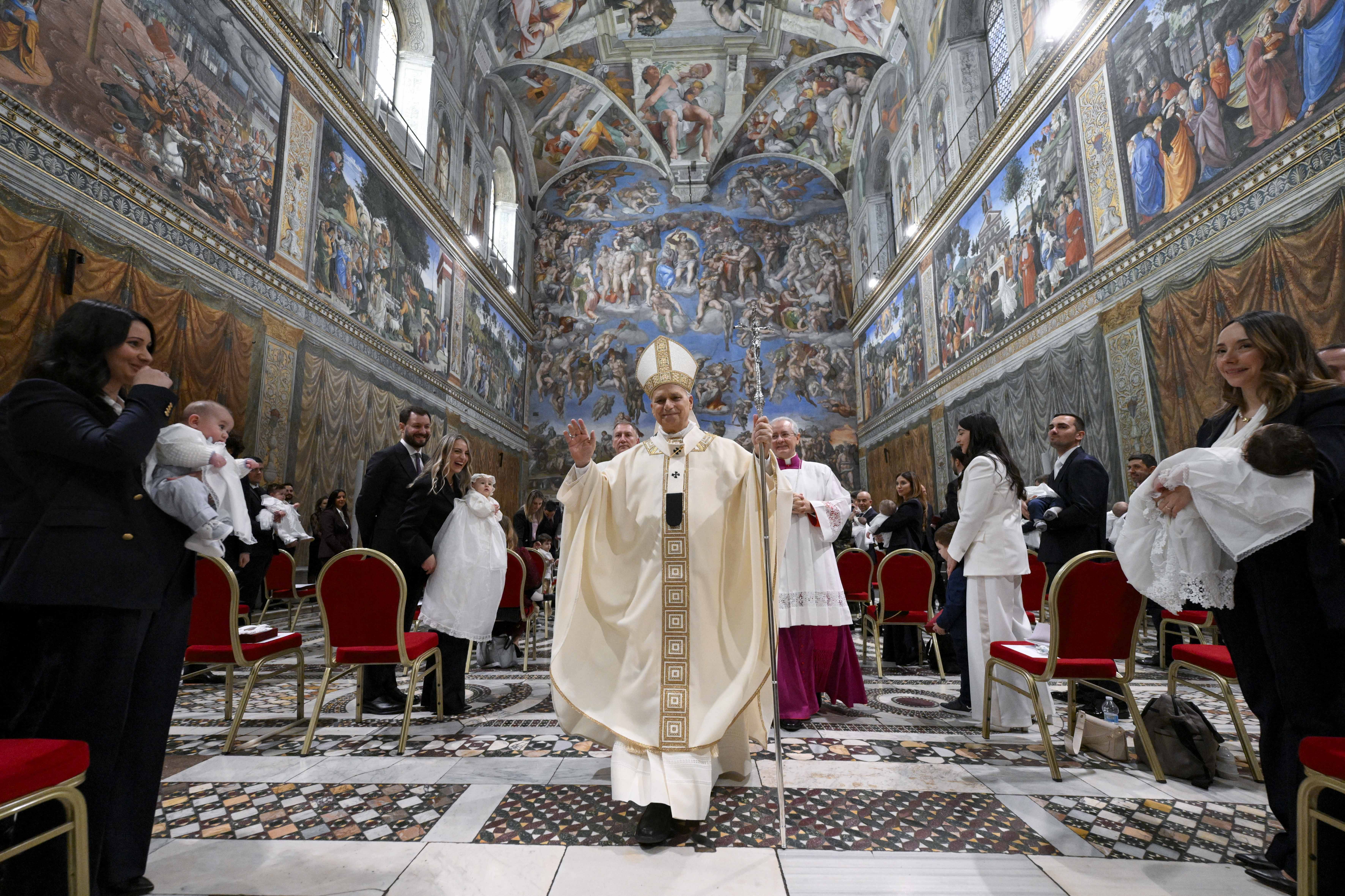 The Pope at the Vatican on Sunday