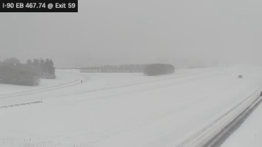 The 90 West is blocked from Hamburg to Dunkirk after a series of crashes.