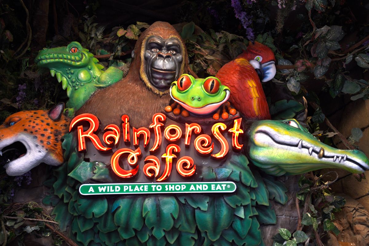 The Rainforest Cafe restaurant logo