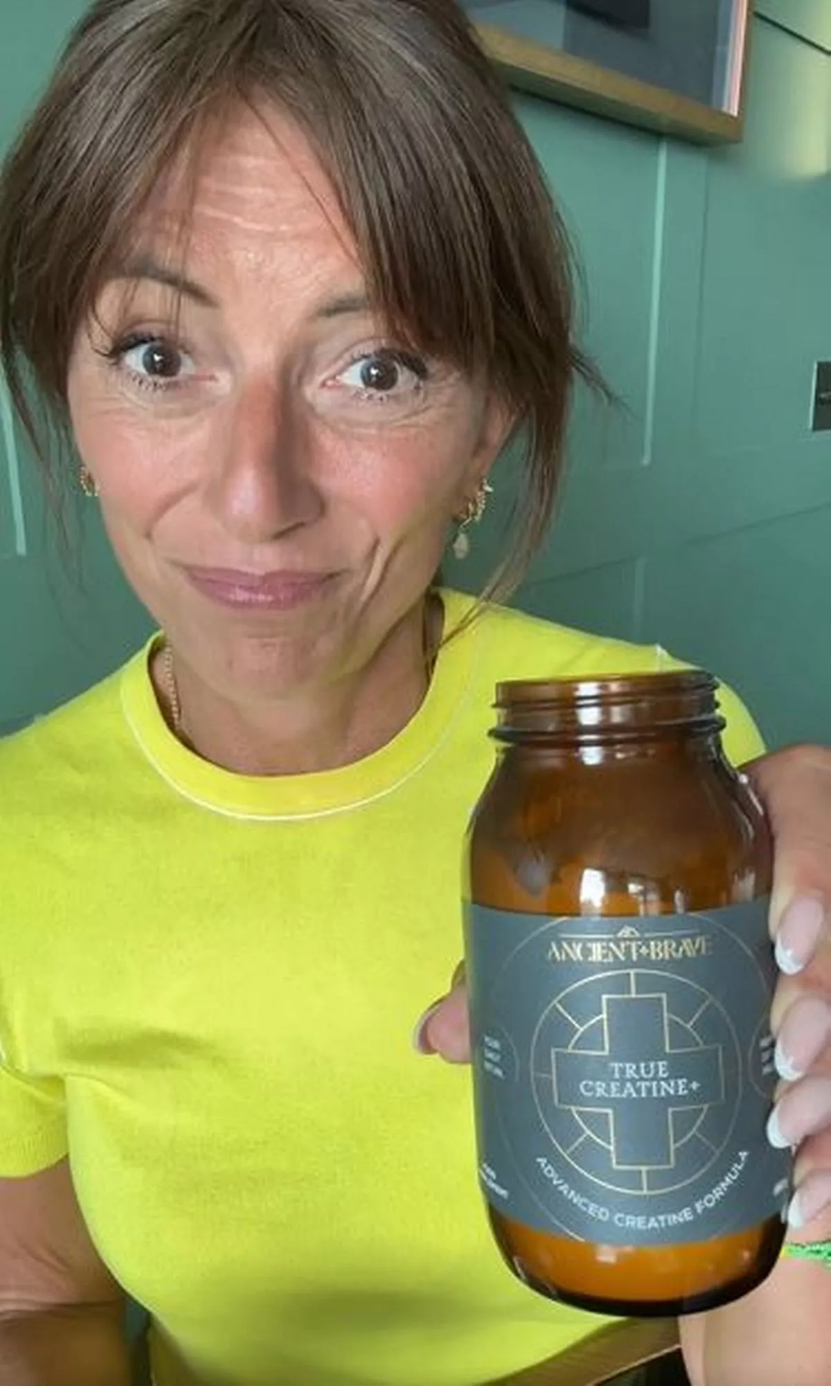Davina McCall takes True Creatine+