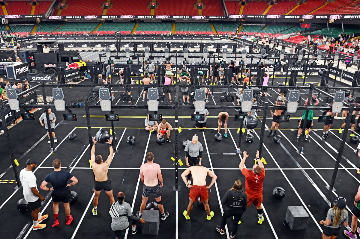 Thousands of fitness enthusiasts will compete in the 74,000-seater stadium