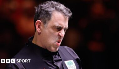 Snooker player Ronnie O'Sullivan