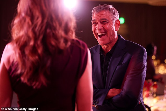 He laughed it up with Cindy Crawford