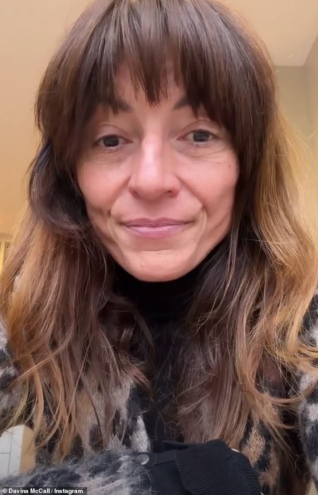 Davina held back tears as she revealed she has finished her radiotherapy after battling breast cancer last year