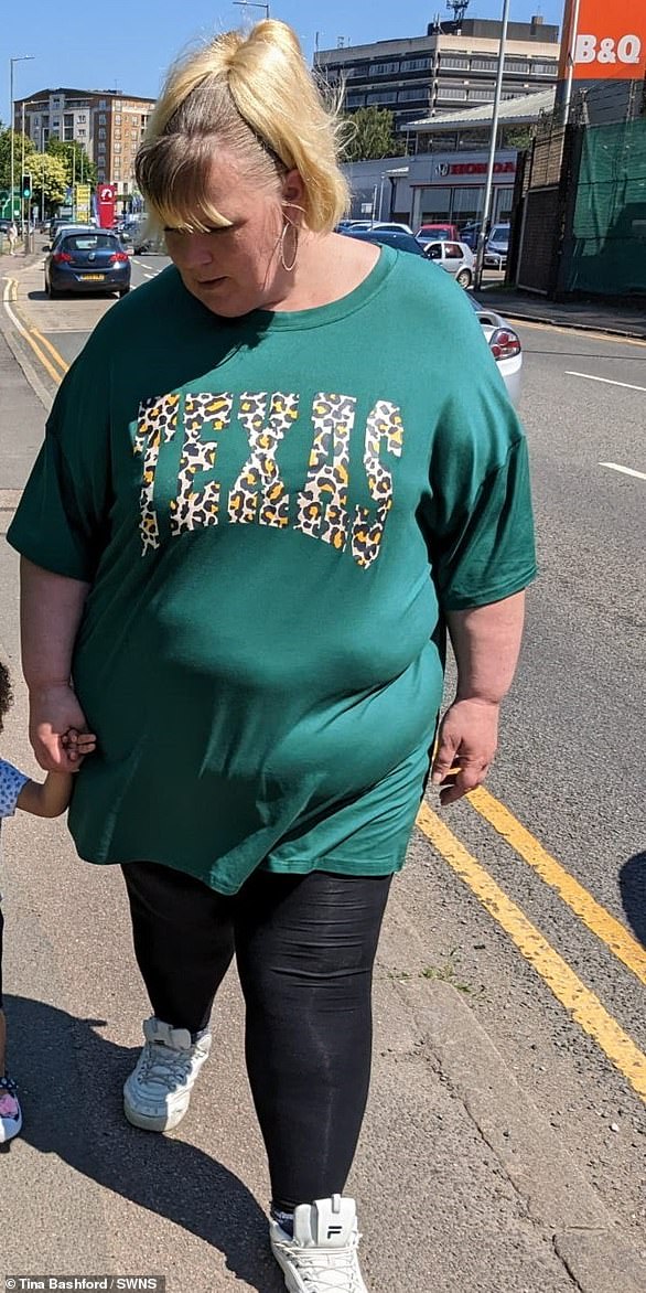 Tina began taking Mounjaro in 2024 after her weight rose to 23st 7lb, leaving her with severe knee and back pain