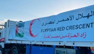 109th Egyptian aid convoy enters Gaza