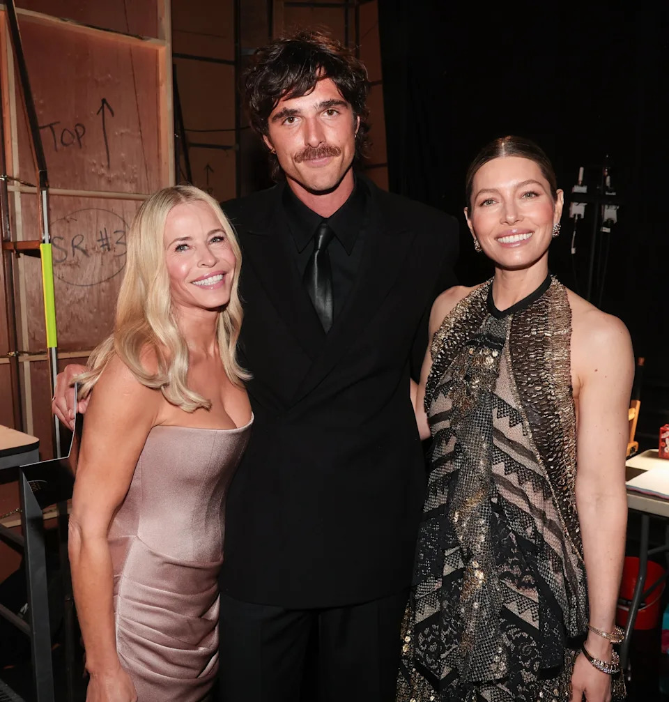 Chelsea, Jacob Elordi and Jessica Biel