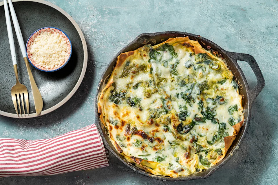 Vegetarian Lasagne Spinach Leek