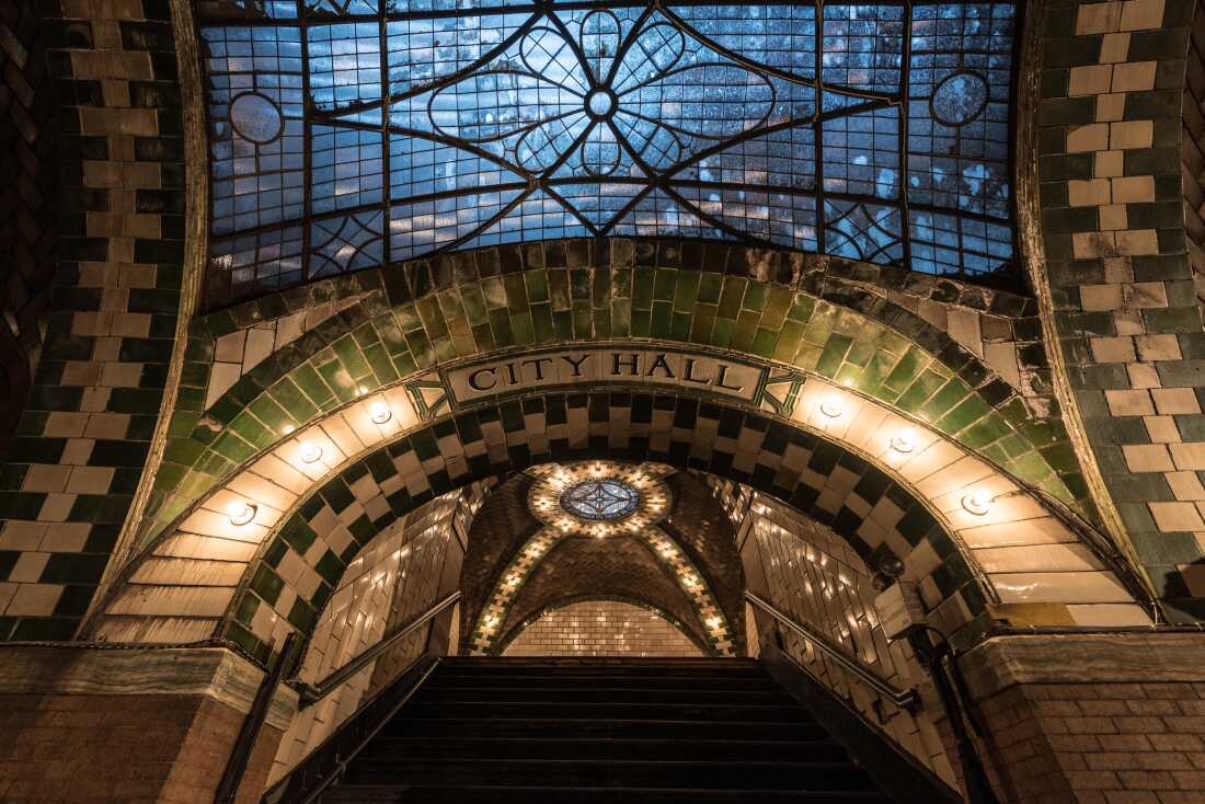 City Hall Subway Station in Manhattan