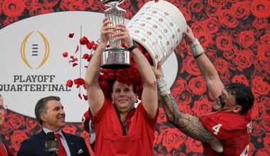 Top-Seeded Indiana Posts First CFP Victory with 38-3 Rose Bowl Win over No. 9 Alabama