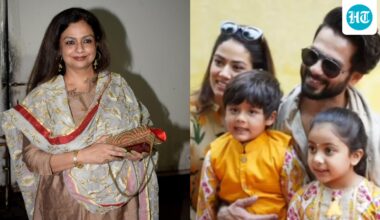 Neelima Azeem says grandkids filled her life with happiness, reveals Zain looks like Shahid Kapoor, Misha resembles her