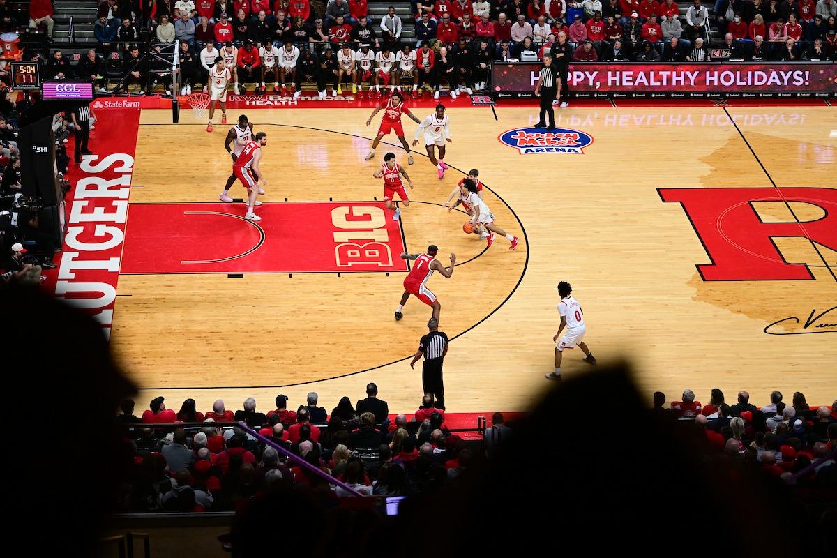 View images of Rutgers men's basketball's game against Ohio State.