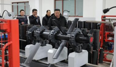 Kim Jong Un inspects missile factory, orders increased production