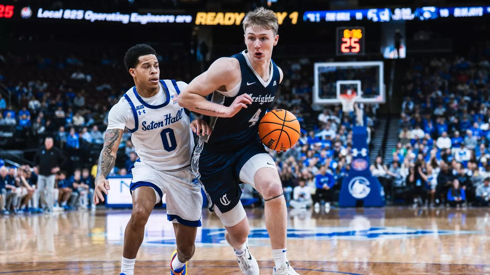 MBB preview graphic vs. Seton Hall