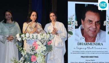 Hema Malini reveals reason behind two separate prayer meets for Dharmendra: ‘We spoke to each other…’