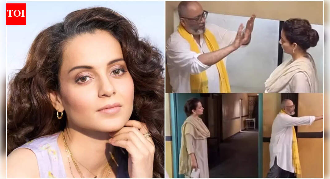 Kangana Ranaut expresses her happiness as she returns to film sets for her upcoming project 'Bharat Bhagya Viddhaata' |