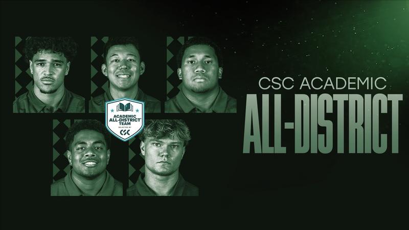 Five Rainbow Warriors Earn Academic All-District Honors