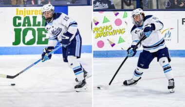 Poirier, Chabrier earn Hockey East monthly honors