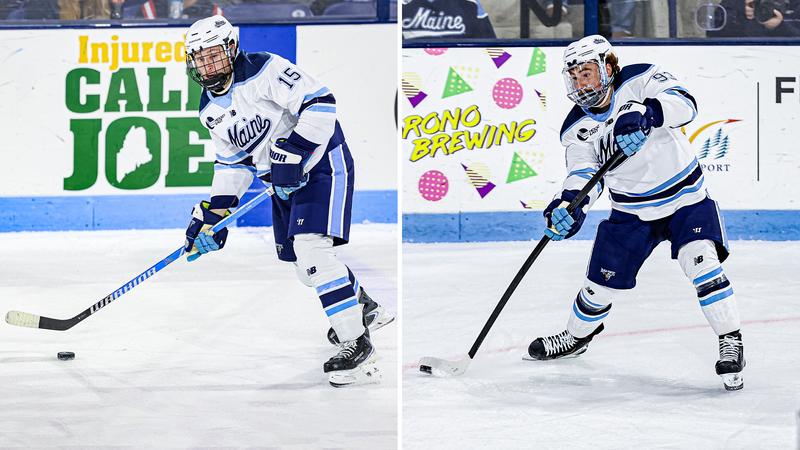 Poirier, Chabrier earn Hockey East monthly honors