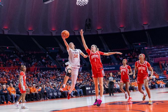 Illinois Rallies Late but Falls to Ohio State, 78-69