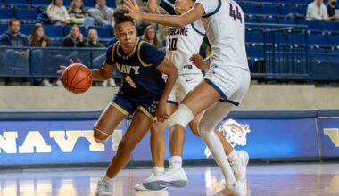 Behind Dominant Second and Third Quarters, Navy Rolls Over Bucknell, 77-51