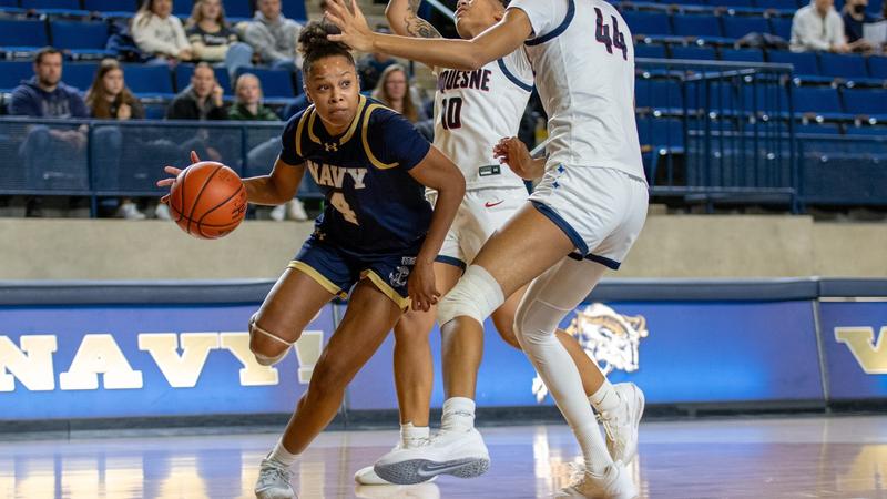 Behind Dominant Second and Third Quarters, Navy Rolls Over Bucknell, 77-51