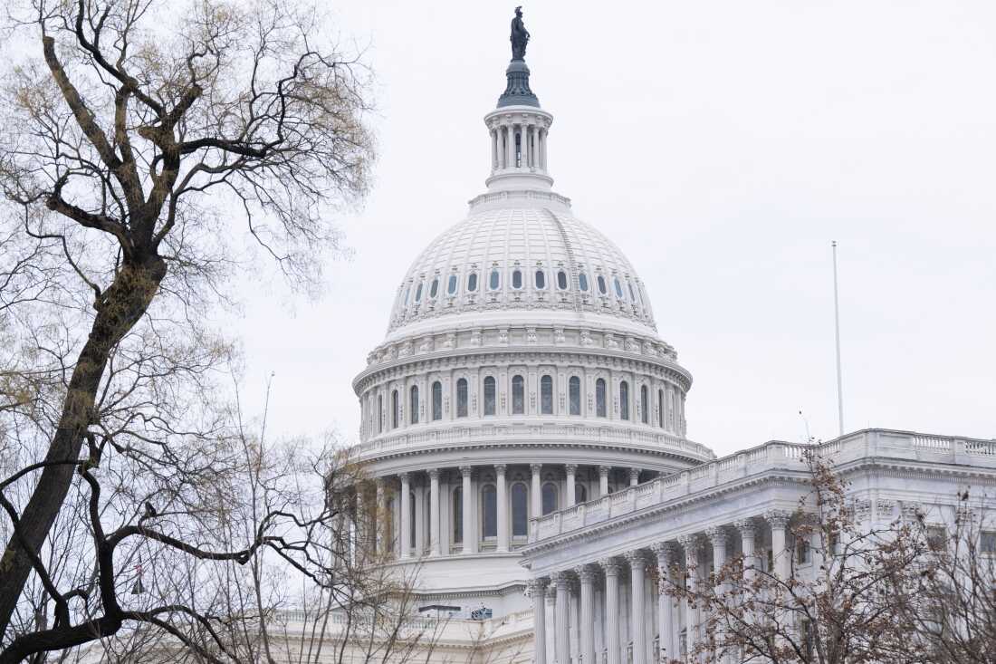 The U.S. Capitol is seen on Jan. 5. The House is set to vote Thursday on a bill to renew enhanced health insurance subsidies.