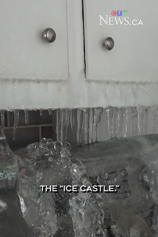 Apartment Turned Into Nightmare 'Ice Castle' After Tenant Shut Off Heat Causing Pipes to Burst: VIDEO