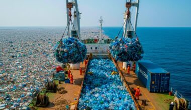 "Discover how plastic waste is being transformed into valuable resources through recycling initiatives that aim to clean the oceans and reduce marine pollution."