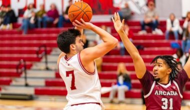 Men's Basketball Clipped by Arcadia, 66-65