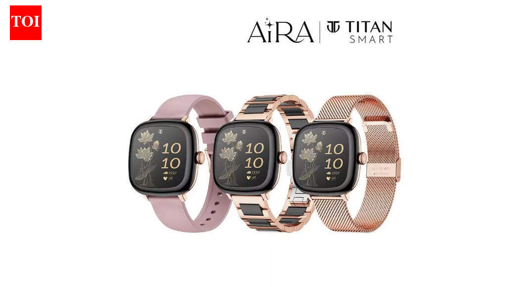 Titan Aira smartwatch debuts with 24x7 AI features; price starts at Rs 6,999