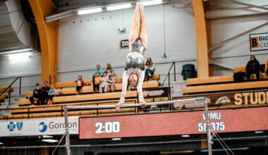 Samuelson Matches Career-High Bars Mark at Ball State Tri-Meet