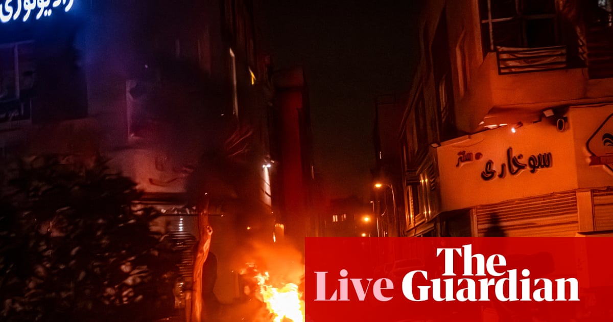 Iran crisis live: foreign minister says country ready for negotiations but also ‘fully prepared for war’ | Iran