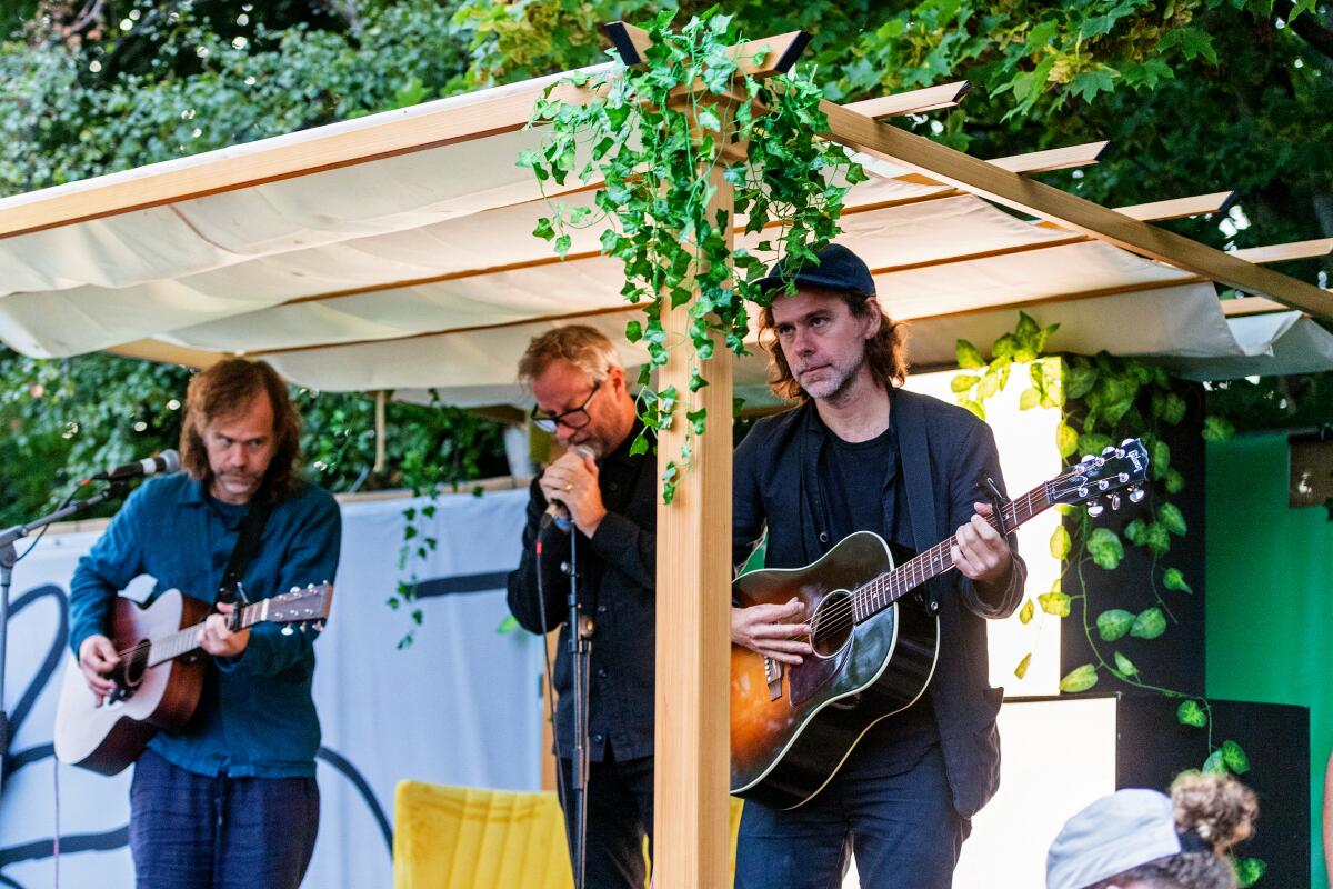 Bryce Dessner, Matt Berninger and Aaron Dessner