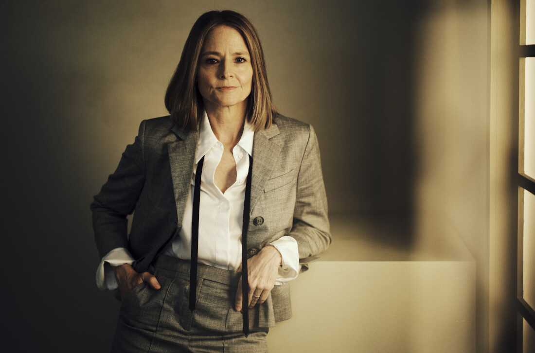 TORONTO, ONTARIO - SEPTEMBER 08: Jodie Foster of "A Private Life" poses in the Getty Images Portrait Studio Presented by IMDb and IMDbPro during the Toronto International Film Festival at InterContinental Toronto Centre on September 08, 2025 in Toronto, Ontario. (Photo by Gareth Cattermole/Getty Images for IMDb)