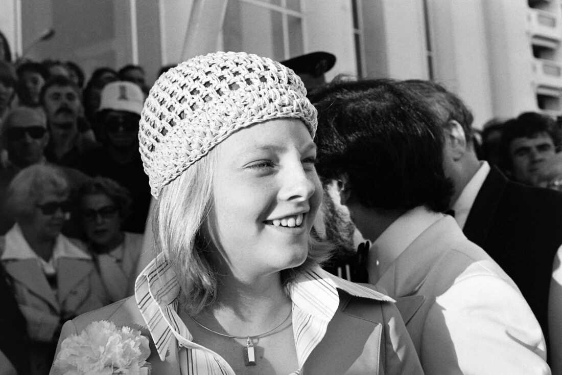 Jodie Foster attends the Cannes Film Festival in 1976 to promote Taxi Driver.