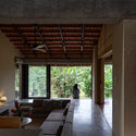 Bao Loc House / Tad.atelier - Interior Photography, Living Room, Wood, Beam