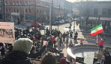 Iranians in N.B. show support for loved ones they can't reach amid protests