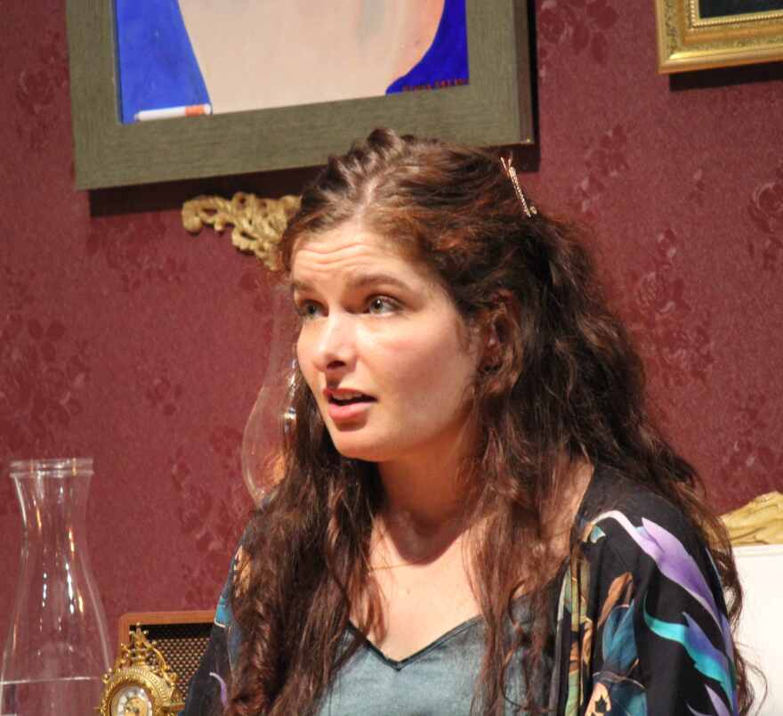 Sarah Gamblin in the role of Sylvia