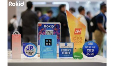 Rokid Receives CES Speed Award Recognition for Contributions to Smart Living Technologies